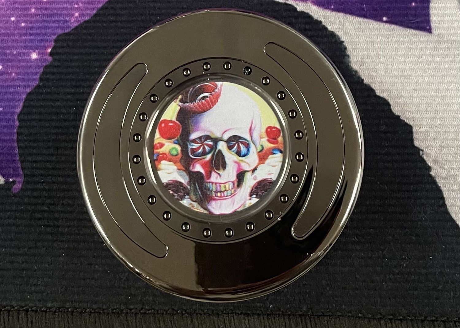 90mm Sweet Skulls Stout Stylish 4-Part Grinder
