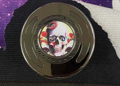 90mm Sweet Skulls Stout Stylish 4-Part Grinder
