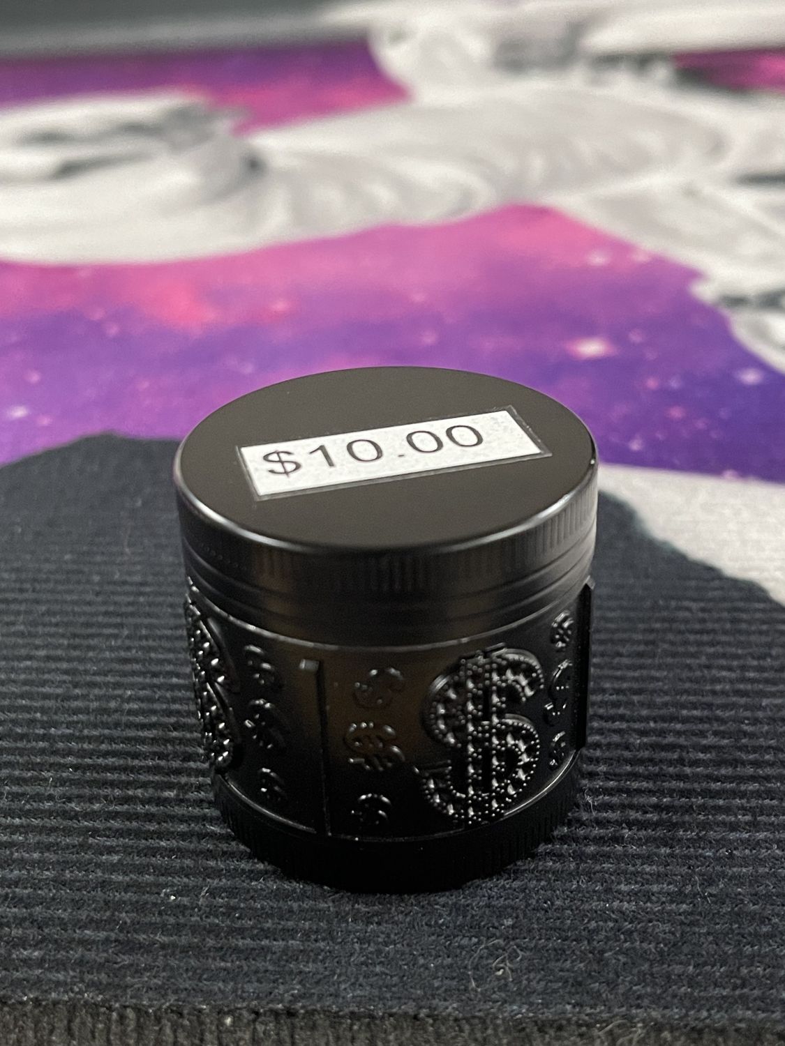 40mm raised dollar sign 4 part grinder