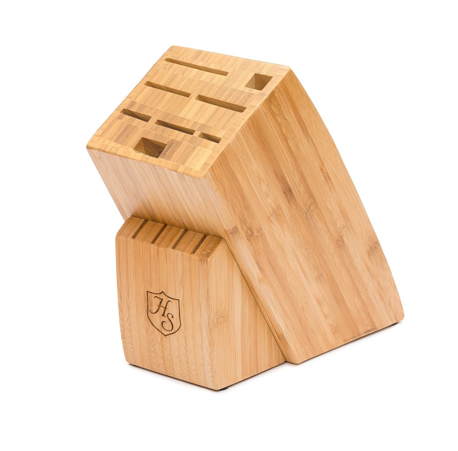 HS 12 SLOT BAMBOO BLOCK HS-6334