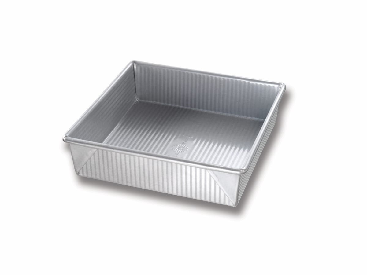 USA 8&quot; SQUARE CAKE PAN - 1120BW