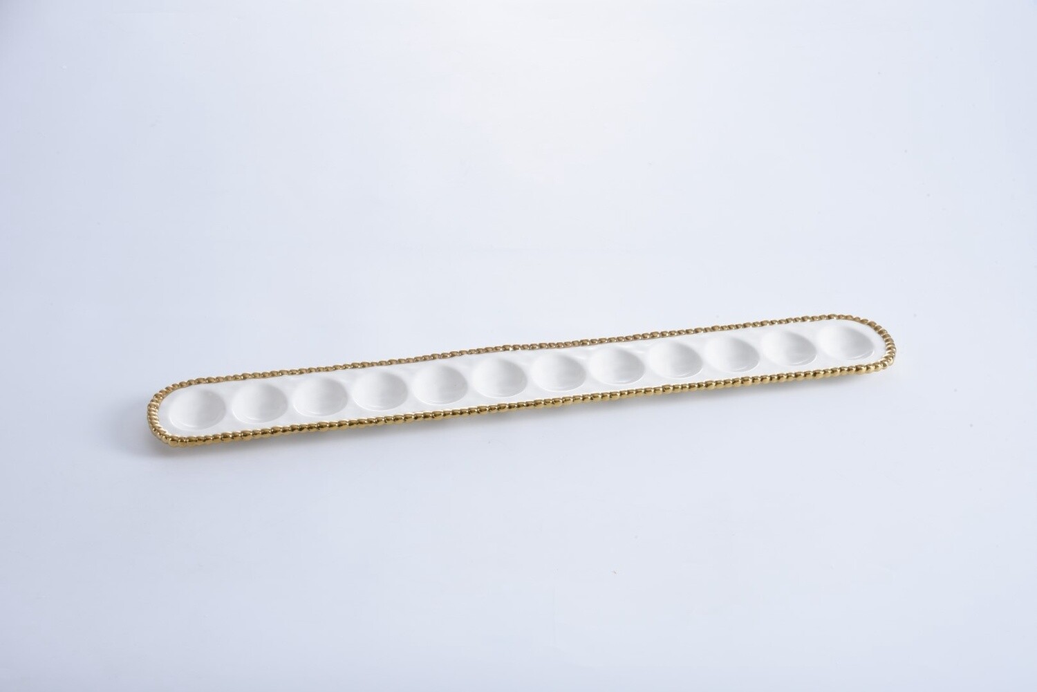 GOLDEN SALERNO DEVILED EGG TRAY- CER-2535-WG