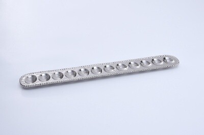 VERONA SILVER DEVILED EGG TRAY- CER-2535