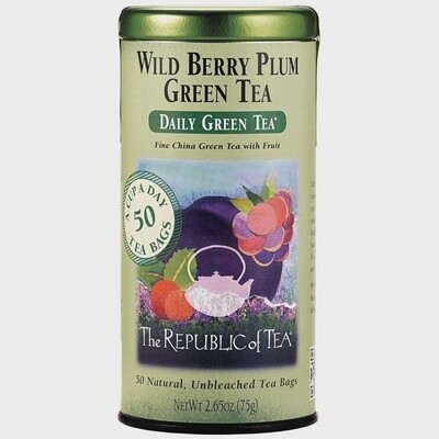 WILD BERRY PLUM GREEN TEA - 40076