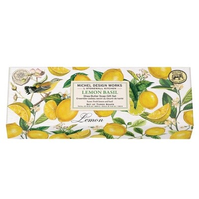 LEMON BASIL SOAP GIFT SET - 857008