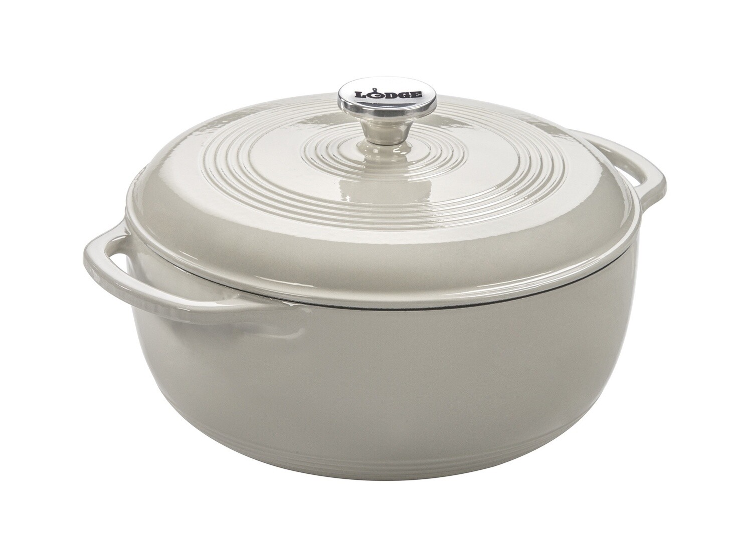6 QT. WHITE ENAMEL OYSTER - EC6D13