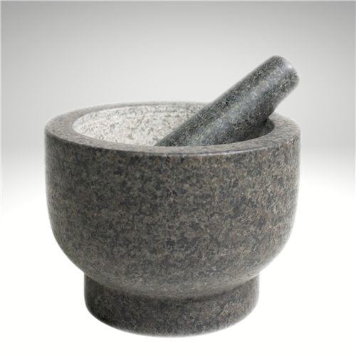 &quot;GIANT&quot; GRANITE MORTAR &amp; PESTLE 5&quot; - C420142
