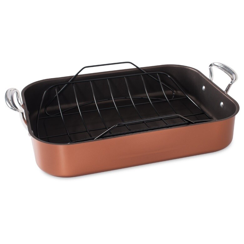 XL TURKEY ROASTER WITH RACK - 41733