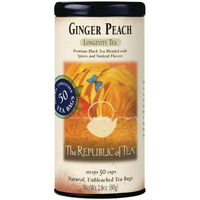 GINGER PEACH TEA BAGS - 40002