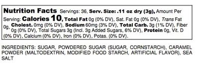 SALTED CARAMEL TRC SNACKERS - 6003B