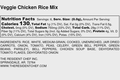 VEGGIE CHICKEN RICE MIX - 4017C