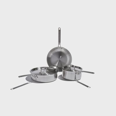 EATER 5pc.  ESSENTIALS S/S COOKWARE SET - EAT-17305