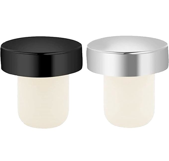 S/2 CORK BOTTLE STOPPERS - 7656.