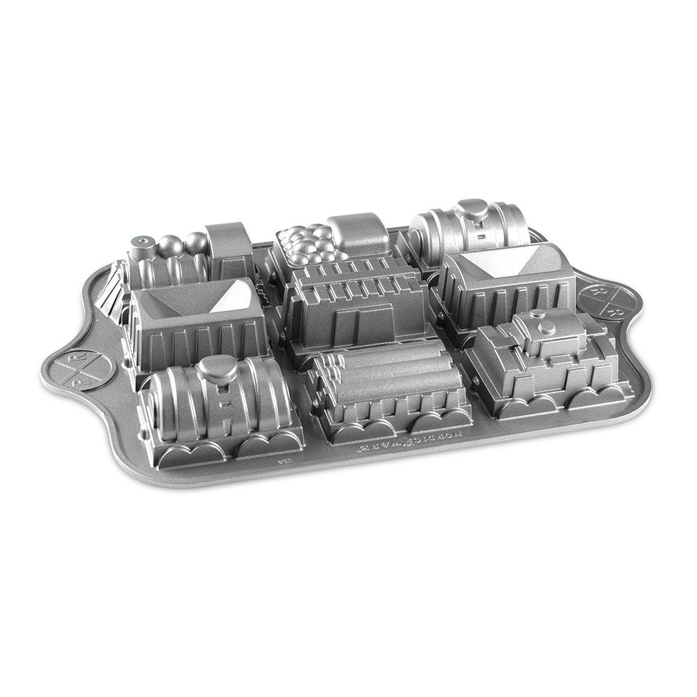 TRAIN SILVER CAKELET PAN - 59048