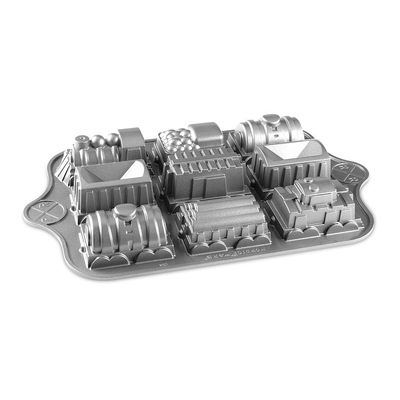 TRAIN SILVER CAKELET PAN - 59048