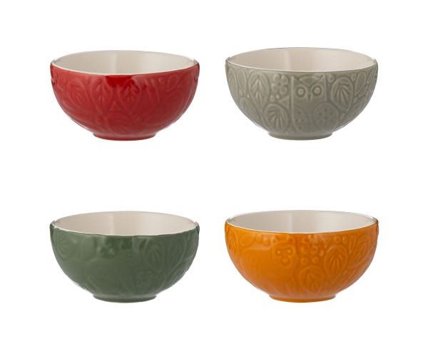 IN THE FOREST SET/4 MINI BOWLS - 2001.096U