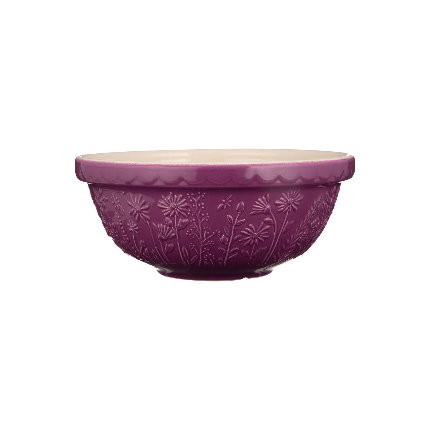 S18 IN THE MEADOW DAISY PURPLE 11&quot; BOWL - 2002.163U