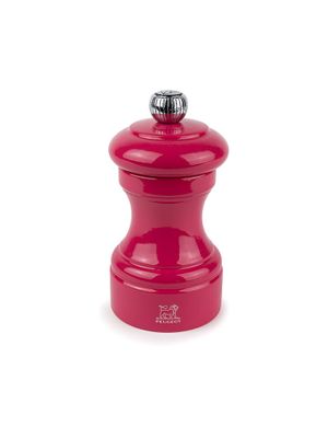 Manual Wooden Pepper Mill in Candy Pink Gloss, 10cm Bistro - 40789