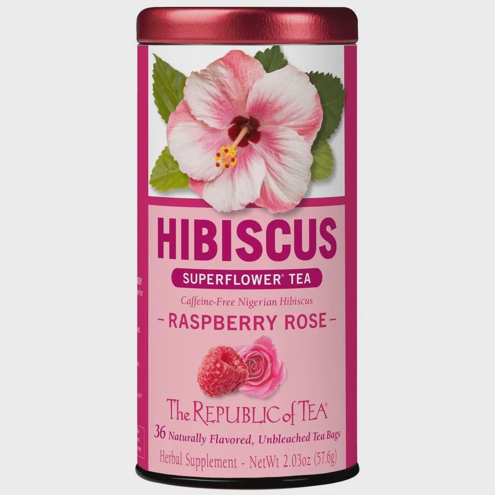 RASPBERRY ROSE HIBISCUS TEA - 40448