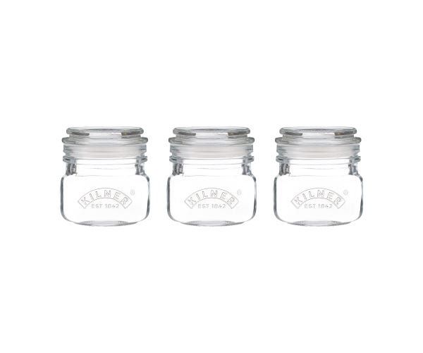 8.5 OZ. SQAURE PUSH TOP JAR SET/3 - 0025.076