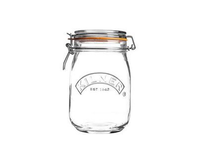 34 OZ. ROUND CLIP TOP JAR - 0025.491