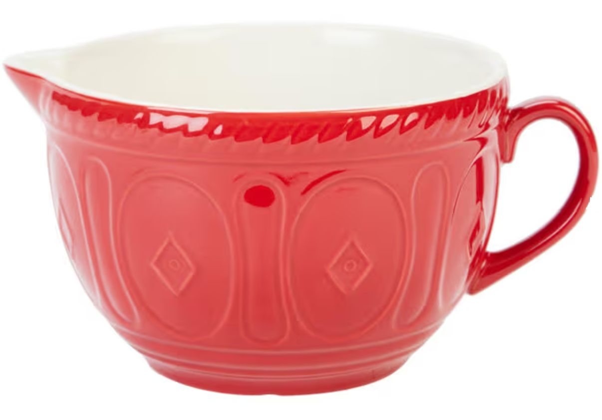 9.75&quot; MASON CASH RED BATTER BOWL - 2001.799U