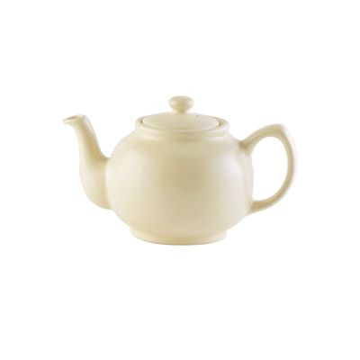 2 CUP MATTE CREAM TEAPOT - 0056.728