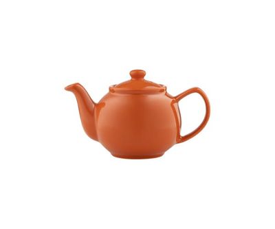 2 CUP BURNT ORANGE TEAPOT - 0059.098
