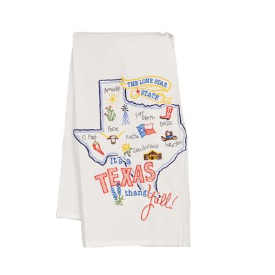TEXAS THING TEA TOWEL - F2208