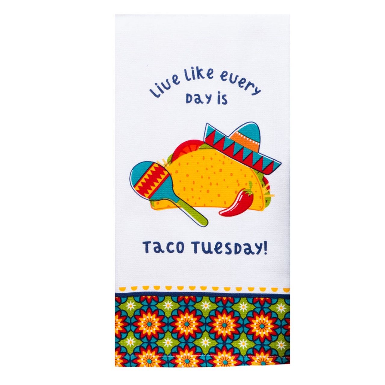 GW TACO TUESDAY DP TERRY TOWEL - R4428