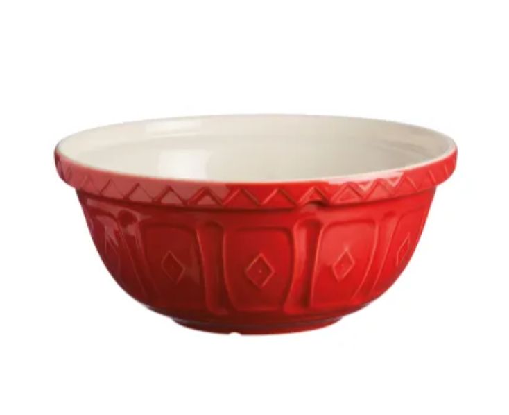 S24 RED 9.75&quot; MIXING BOWL - 2001.962U