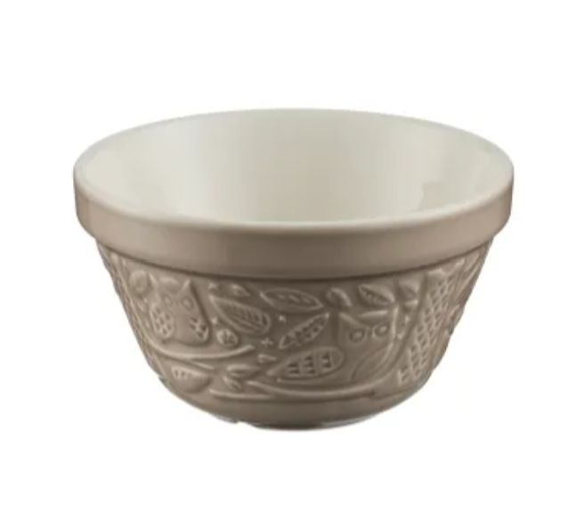 S36 IN THE FOREST OWL GREY ALL PURPOSE BOWL - 2001.327U
