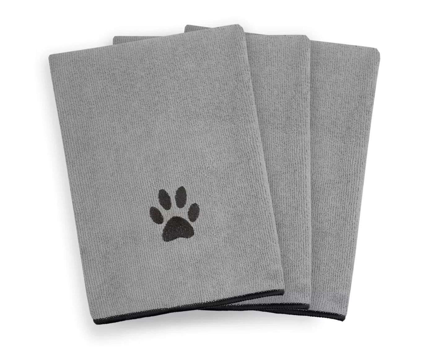 PAW SPA GREY MICROFIBER PET TOWEL LG. - 19994