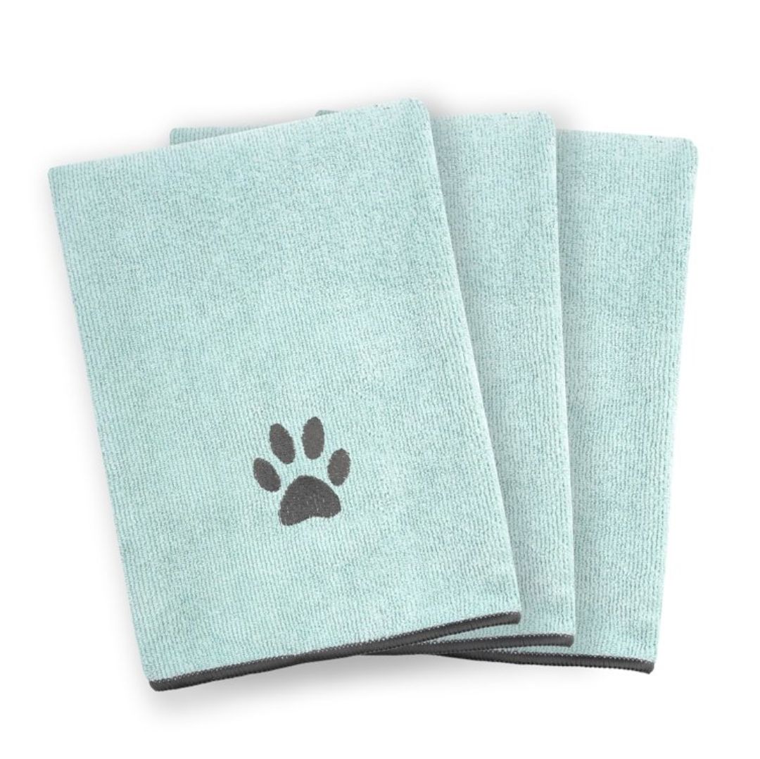 PAW SPA BLUE MICROFIBER PET TOWEL LG. - 19995
