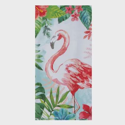 TV FLAMINGO DUAL PURPOSE TERRY TOWEL - R8283