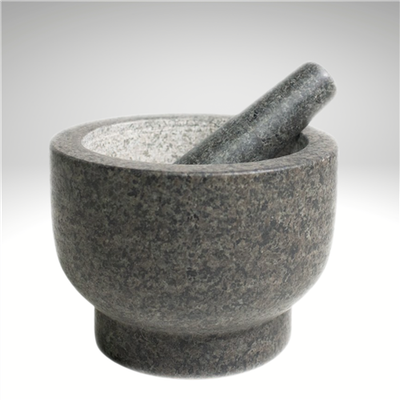 "GIANT" GRANITE MORTAR &amp; PESTLE 5" - C420142