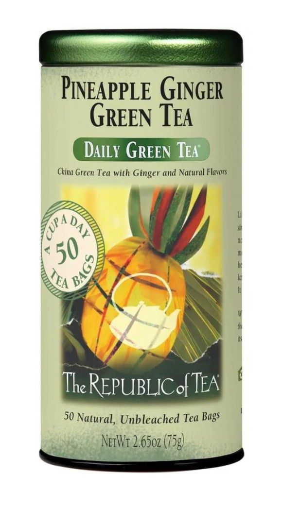 PINEAPPLE GINGER GREEN TEA - 40074