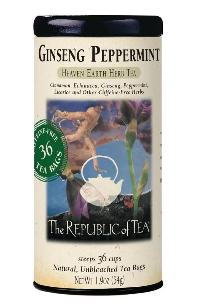 GINSENG PEPPERMINT TEA BAGS - 40027