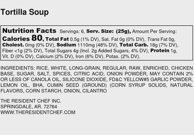 TORTILLA SOUP MIX - 4003C