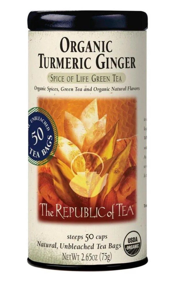 ORGANIC TURMERIC GINGER GREEN TEA - 40355