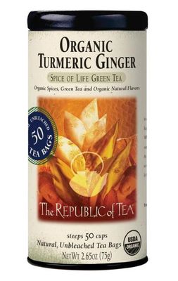 ORGANIC TURMERIC GINGER GREEN TEA - 40355