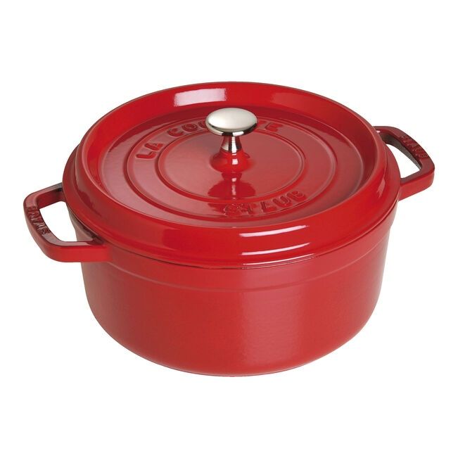 STAUB CHERRY 4 QT COCOTTE ROUND - 1102406