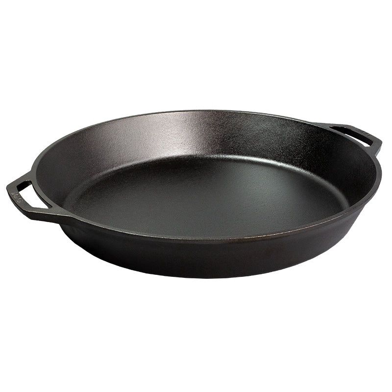 17" SEASONED CAST IRON DUAL HANDLE PAN - L17SK3