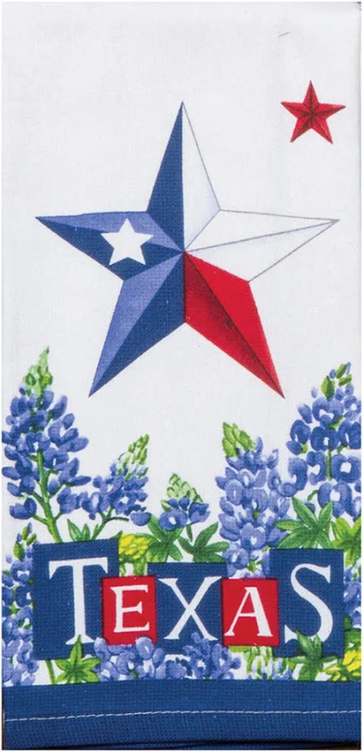 TEXAS STAR DUAL PURPOSE TERRY TOWEL - R4320