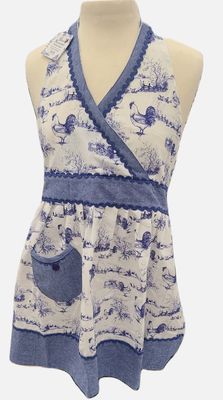 BLUE ROOSTER ADULT HOSTESS APRON - R6861