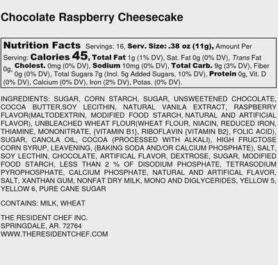 CHOCOLATE RASPBERRY DESSERT CHEESEBALL - 2023