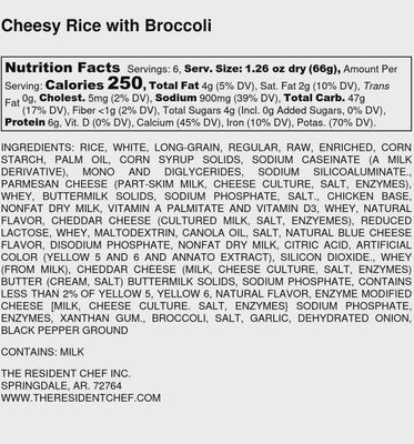 CHEESY RICE W/BROCCOLI CASSEROLE - 4305B