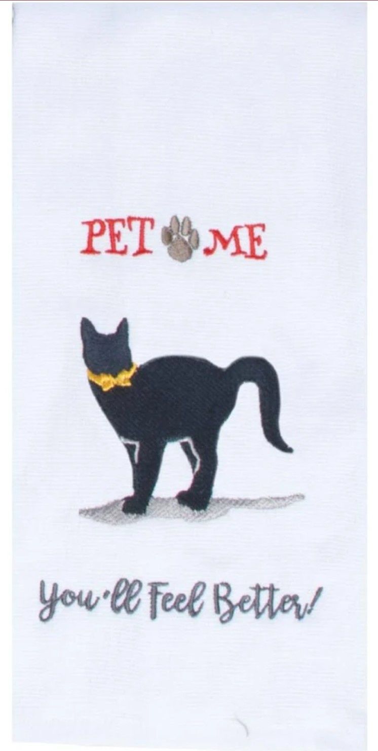 PET ME CAT DP TERRY TOWEL - R7342