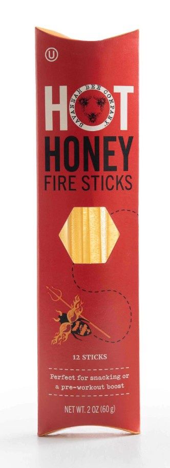 HOT HONEY STRAWS BOX OF 12 - HSTRAW12HOT-POP2PACK