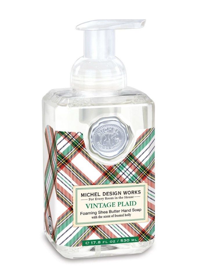 VINTAGE PLAID FOAMING SOAP